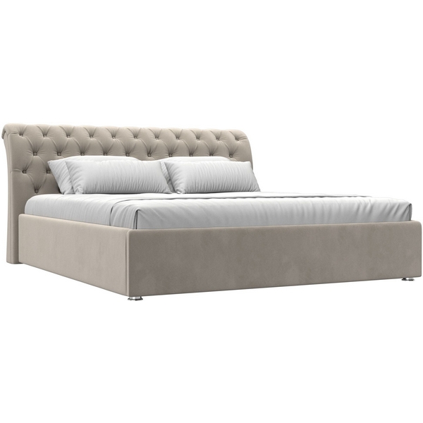 

Кровать интерьерная Сицилия 180 (Бежевый/Микровельвет) Лига Диванов арт.120869, Сицилия 120869