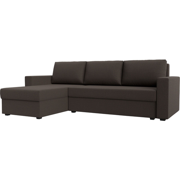 

Диван угловой Траумберг Лайт левый угол (Коричневый/Рогожка) Лига Диванов арт.121138L, Траумберг Лайт 121138L