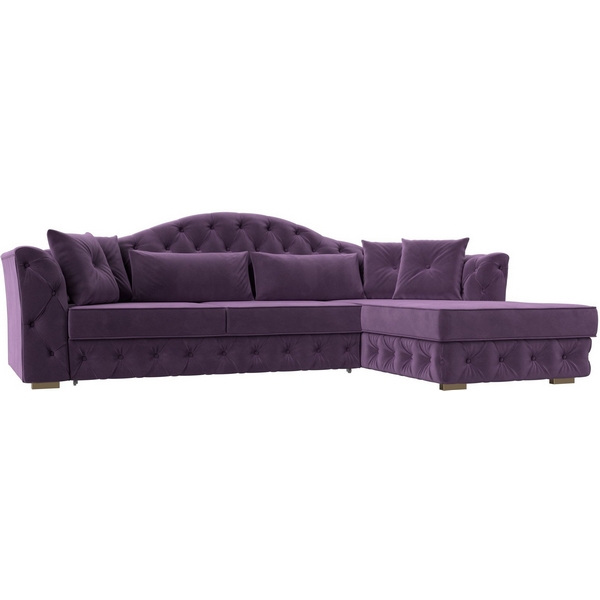 

Диван угловой Артис правый угол (Сиреневый/Микровельвет) Лига Диванов арт.121598, Артис 121598