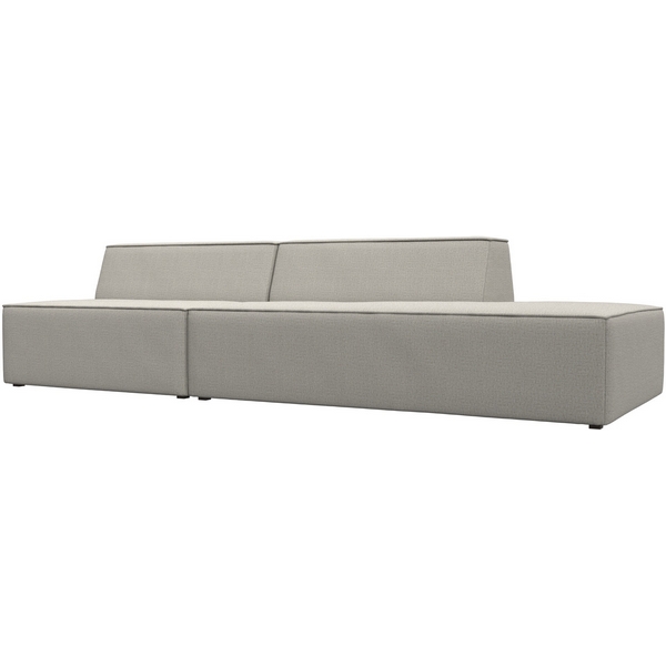 

Диван прямой модульный Монс Модерн правый (Бежевый/Рогожка) Лига Диванов арт.122701, Монс 122701