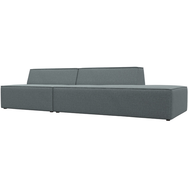 

Диван прямой модульный Монс Модерн правый (Серый/Рогожка) Лига Диванов арт.122703, Монс 122703