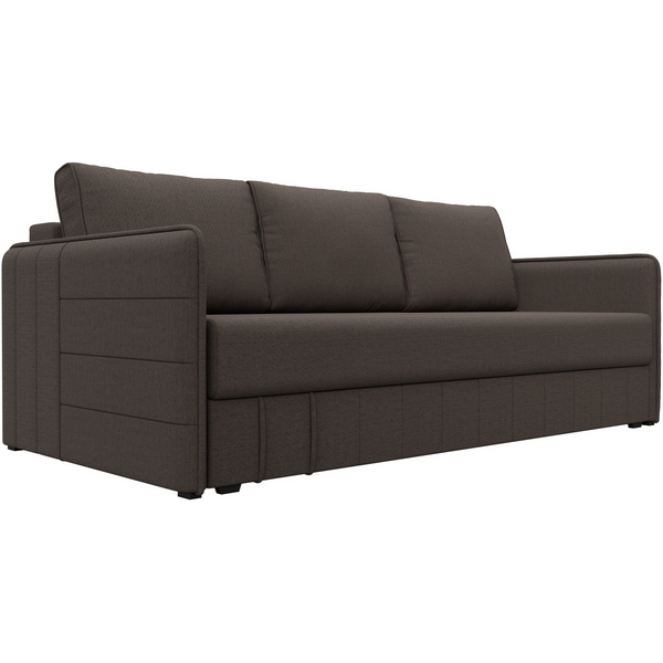 

Диван прямой Слим НПБ Лига Диванов (Рогожка) арт.122738, Коричневый, Слим 122738