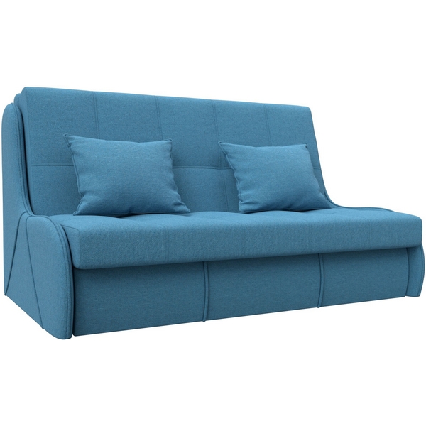 

Диван прямой аккордеон Риттэр 140 (Голубой/Рогожка) Лига Диванов арт.124272, Риттэр 124272