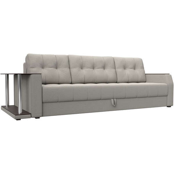 

Диван прямой Атлантида стол слева (Бежевый/Рогожка) Лига Диванов арт.124352L, Атлантида 124352L