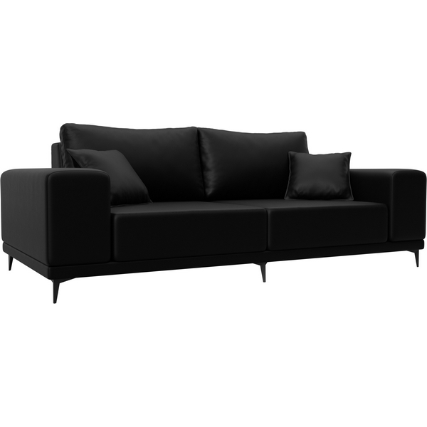 

Диван прямой Льюес Лига Диванов (Экокожа) арт.126695, Черный, Льюес 126695