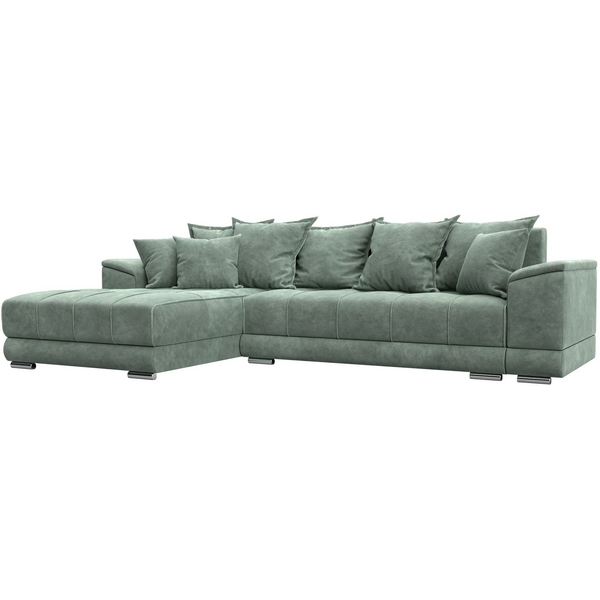 

Диван угловой НордСтар левый угол (ДСП,Брус/Пластик/Велюр/Зеленый) Лига Диванов 127936L, НордСтар 127936L