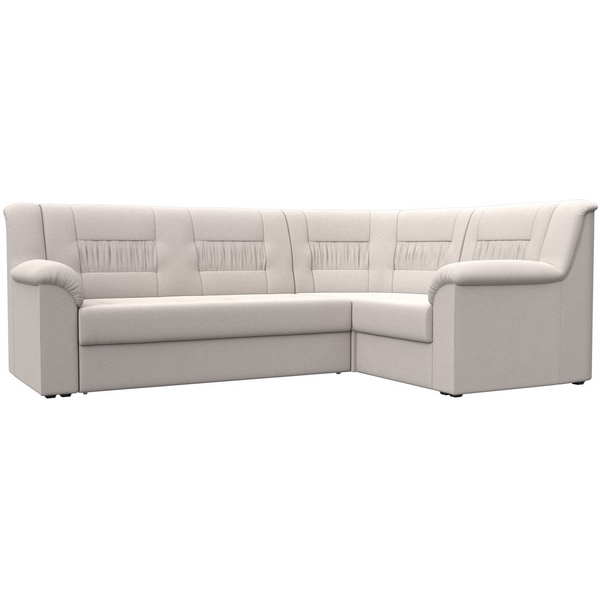 

Диван угловой Карелия правый угол (ДСП,ЛДСП/Пластик/Замша/Бежевый) Лига Диванов 128142, Карелия 128142