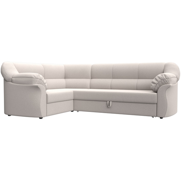 

Диван угловой Карнелла левый угол (Брус/Пластик/Замша/Бежевый) Лига Диванов 128162L, Карнелла 128162L