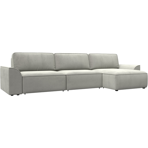 

Диван угловой Лига-048 НПБ лонг Лига Диванов (Велюр) арт.128499, Молочный, Лига-048 128499