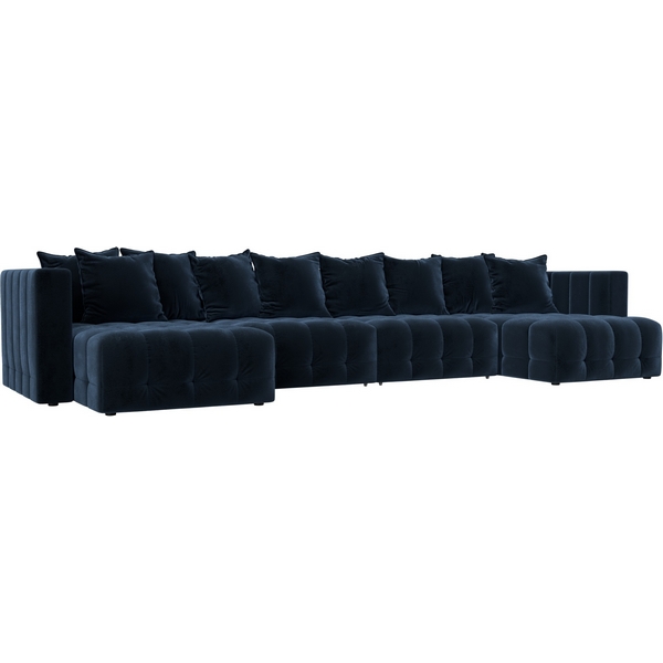 

Диван П-образный Лига-052 НПБ Лонг Лига Диванов (Велюр) арт.128842, Синий, Лига-052 128842