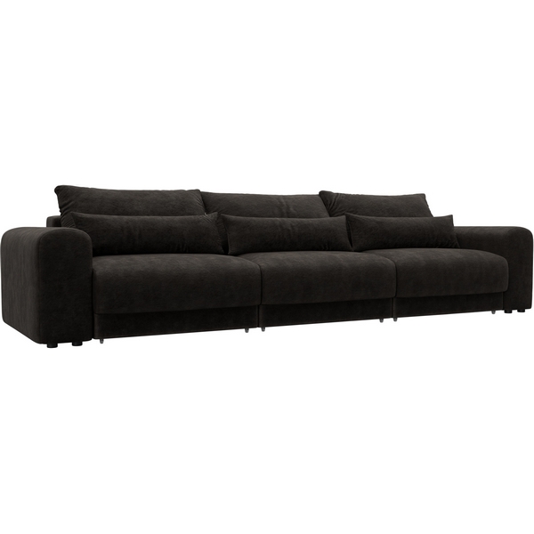 

Диван прямой Лига-056 НПБ Лонг Лига Диванов (Велюр) арт.129148, Коричневый, Лига-056 129148