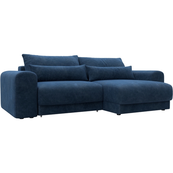 

Диван угловой Лига-056 НПБ угол универсальный Лига Диванов (Велюр) арт.129161, Синий, Лига-056 129161