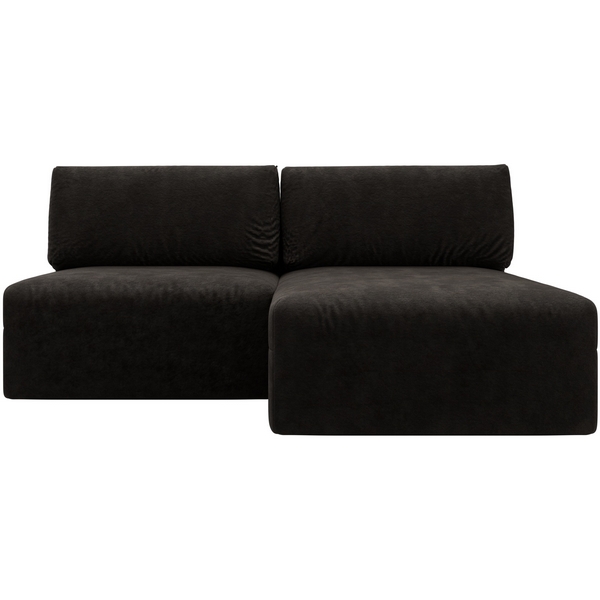 Изображение товара Угловой модульный диван Лига-060 НПБ коричневый с велюровой обивкой