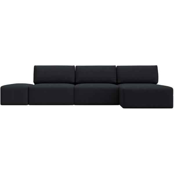 

Диван угловой модульный с пуфом Лига-060 НПБ Лонг угол универсальный (ЛДСП,Брус,Фанера/Пластик/Замша/Темно-серый) Лига Диванов 129521, Лига-060 129521