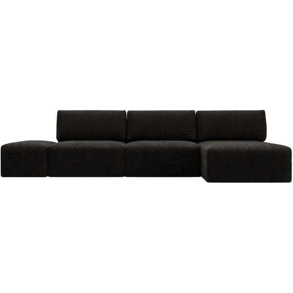 

Диван угловой модульный с пуфом Лига-060 НПБ Лонг угол универсальный (ЛДСП,Брус,Фанера/Пластик/Велюр/Коричневый) Лига Диванов 129530, Лига-060 129530