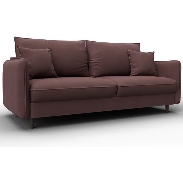 

Диван прямой Лига-064 НПБ (ДСП/Дерево/Замша/Бордовый) Лига Диванов 129617, Лига-064 129617