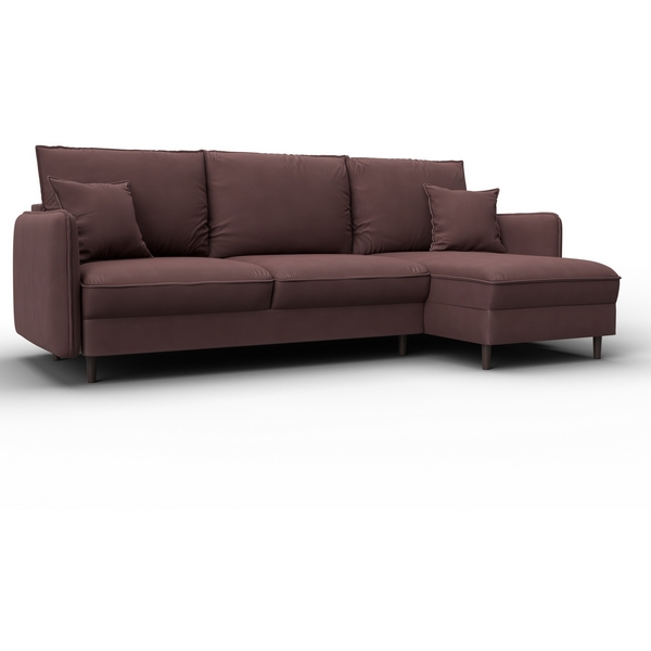 

Диван угловой Лига-064 НПБ угол универсальный (ДСП/Дерево/Замша/Бордовый) Лига Диванов 129636, Лига-064 129636