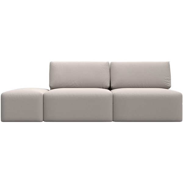 

Диван прямой модульный с пуфом Лига-060 НПБ (ЛДСП,Брус,Фанера/Пластик/Замша/Бежевый) Лига Диванов 129668, Лига-060 129668