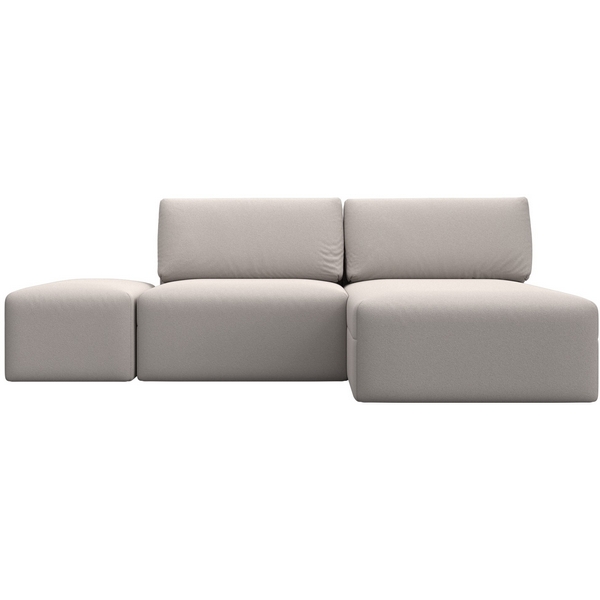 

Диван угловой модульный с пуфом Лига-060 НПБ угол универсальный (ЛДСП,Брус,Фанера/Пластик/Замша/Бежевый) Лига Диванов 129692, Лига-060 129692