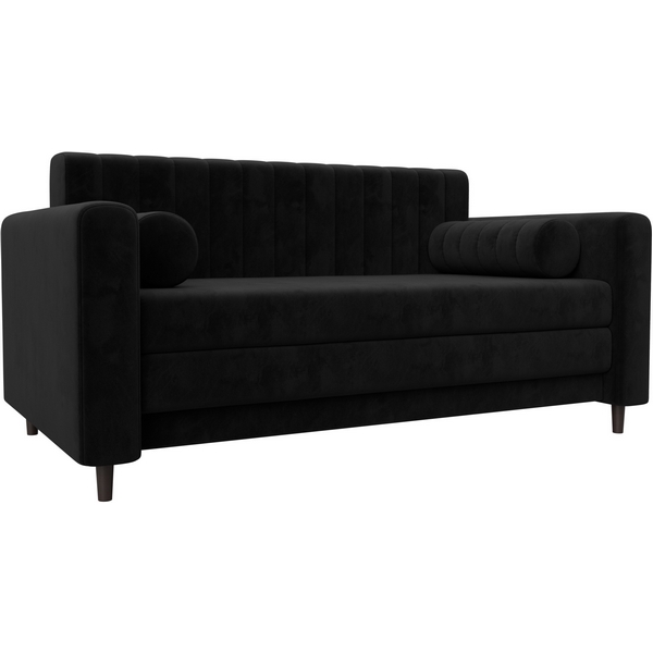 

Диван прямой Лига-070 (ЛДСП,Брус,Фанера/Дерево/Велюр/Черный) Лига Диванов 129748, Лига-070 129748