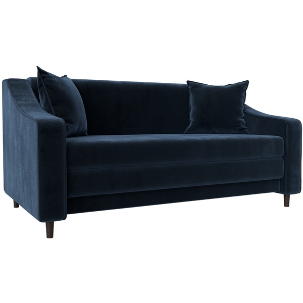 

Диван прямой Лига-071 (ЛДСП,Брус,Фанера/Дерево/Велюр/Синий) Лига Диванов 129775, Лига-071 129775