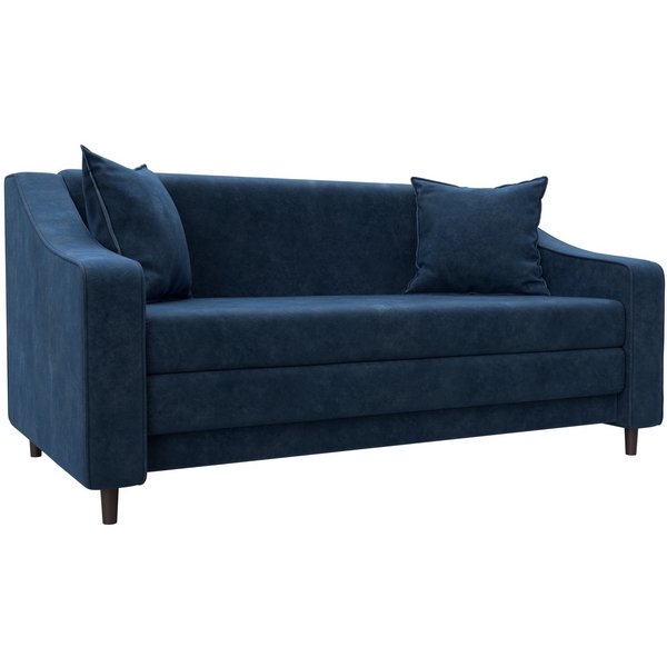 

Диван прямой Лига-071 (ЛДСП,Брус,Фанера/Дерево/Велюр/Синий) Лига Диванов 129781, Лига-071 129781