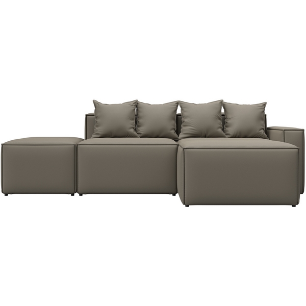 

Диван угловой модульный Лига-063 угол правый (ДСП/Пластик/Экокожа/Бежевый) Лига Диванов 129788, Лига-063 129788