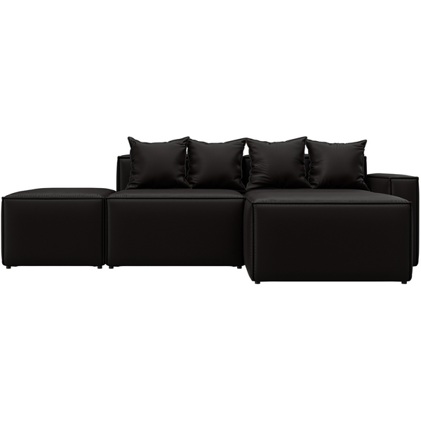 Изображение товара Диван угловой модульный Лига-063, коричневый, 2 спальных места