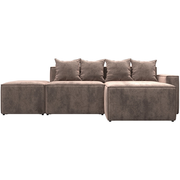 

Диван угловой модульный Лига-063 угол правый (ДСП/Пластик/Велюр/Бежевый) Лига Диванов 129793, Лига-063 129793