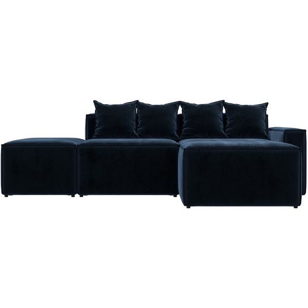 Изображение товара Угловой модульный диван Лига-063 синий гостиная 2 спальных места