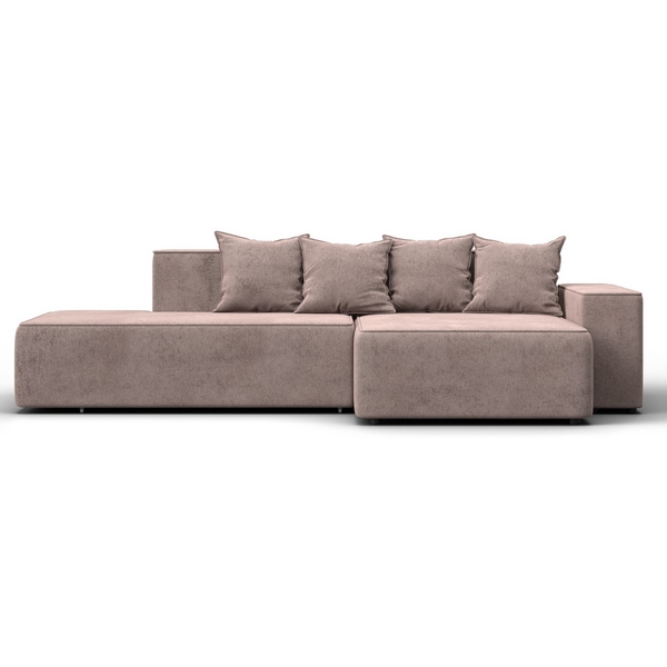 

Диван угловой Лига-079 угол правый (ДСП/Пластик/Велюр/Бежевый) Лига Диванов 129821, Лига-079 129821