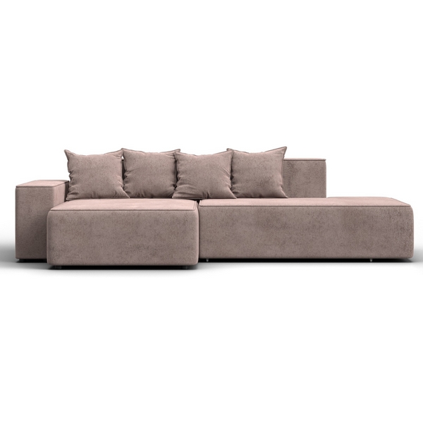 

Диван угловой Лига-079 угол левый (ДСП/Пластик/Велюр/Бежевый) Лига Диванов 129821L, Лига-079 129821L