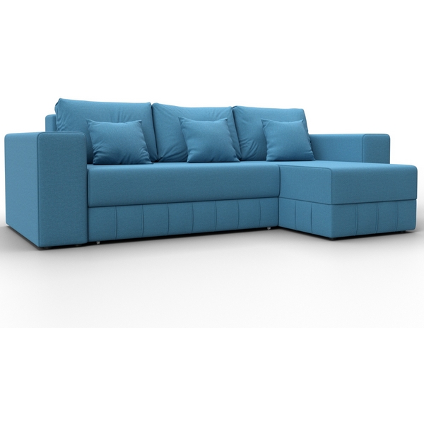 Изображение товара Угловой диван Лига-076 универсальный с бельевым ящиком и механизмом еврокнижка