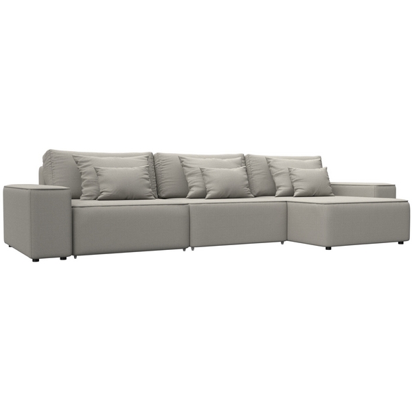 

Диван угловой Лига-074 угол универсальный (ДСП/Пластик/Рогожка/Бежевый) Лига Диванов 129855, Лига-074 129855