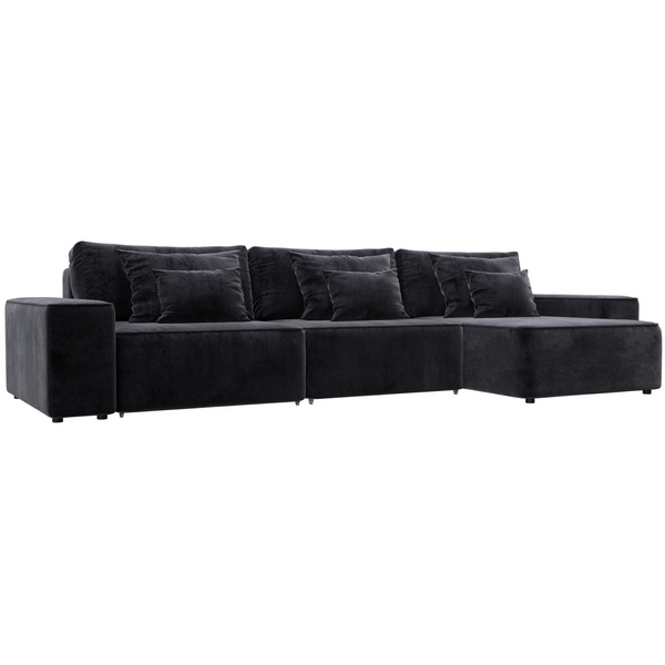 

Диван угловой Лига-074 угол универсальный (ДСП/Пластик/Велюр/Темно-серый) Лига Диванов 129870, Лига-074 129870