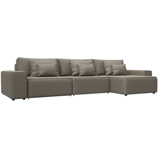 

Диван угловой Лига-074 угол универсальный (ДСП/Пластик/Экокожа/Бежевый) Лига Диванов 129871, Лига-074 129871