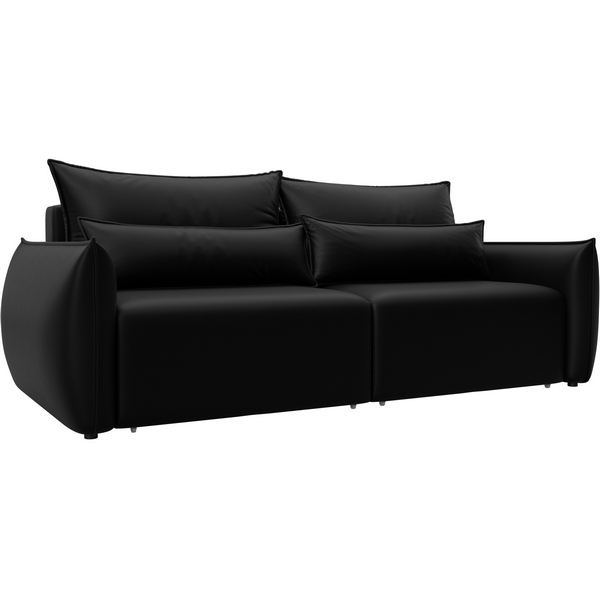 

Диван прямой Лига-051 НПБ (ЛДСП,Брус,Фанера/Пластик/Экокожа/Черный) Лига Диванов 129880, Лига-051 129880