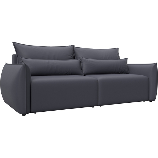 

Диван прямой Лига-051 НПБ (ЛДСП,Брус,Фанера/Пластик/Экокожа/Серый) Лига Диванов 129881, Лига-051 129881