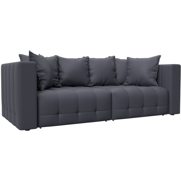 

Диван прямой Лига-052 НПБ (ЛДСП,Брус,Фанера/Пластик/Экокожа/Серый) Лига Диванов 129905, Лига-052 129905