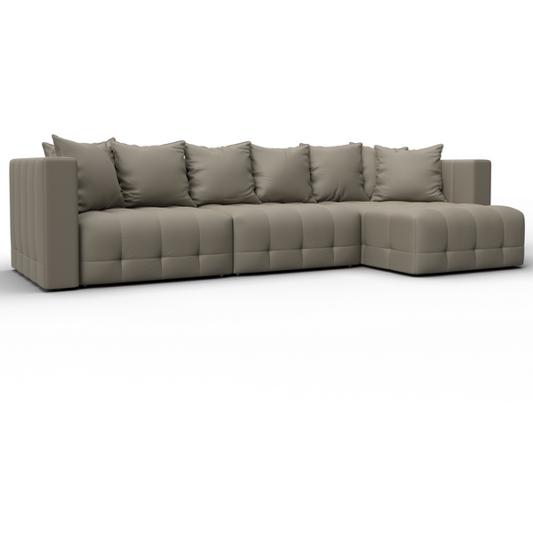 

Диван угловой Лига-052 НПБ Лонг угол универсальный (ЛДСП,Брус,Фанера/Пластик/Экокожа/Бежевый) Лига Диванов 129914, Лига-052 129914