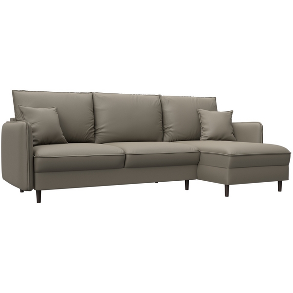 

Диван угловой Лига-064 НПБ угол универсальный (ДСП/Дерево/Экокожа/Бежевый) Лига Диванов 129931, Лига-064 129931