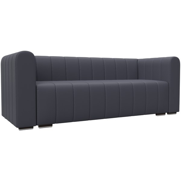 

Диван прямой Лига-073 (ДСП,Фанера/Пластик/Экокожа/Серый) Лига Диванов 129993, Лига-073 129993