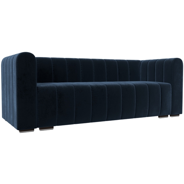 Изображение товара Диван прямой Лига-073 с обивкой из велюра и подлокотниками