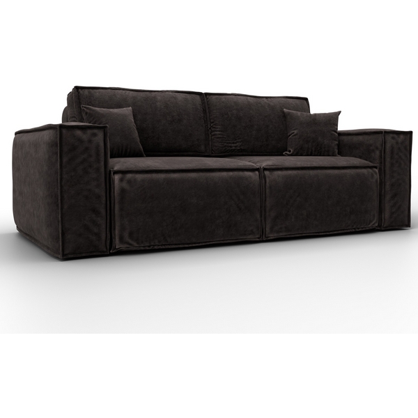 

Диван прямой Лига-081 НПБ (ДСП/Пластик/Велюр/Коричневый) Лига Диванов 130116, Лига-081 130116