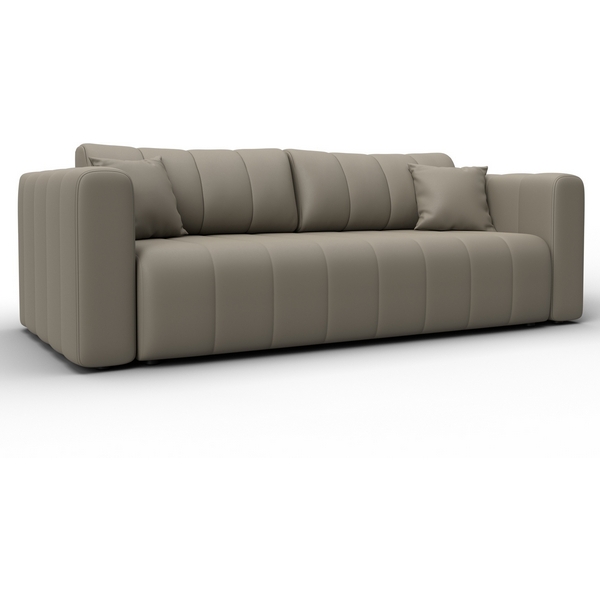 

Диван прямой Лига-062 НПБ (ДСП,Фанера,ХДФ/Пластик/Экокожа/Бежевый) Лига Диванов 130271, Лига-062 130271