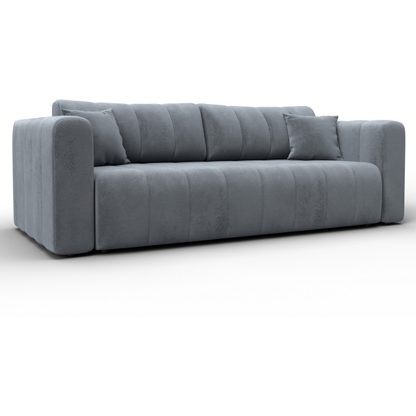 

Диван прямой Лига-062 НПБ (ДСП,Фанера,ХДФ/Пластик/Велюр/Серый) Лига Диванов 130278, Лига-062 130278