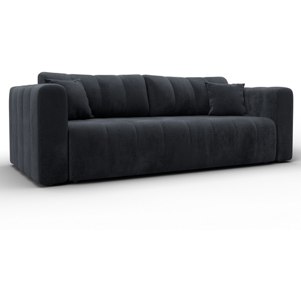 

Диван прямой Лига-062 НПБ (ДСП,Фанера,ХДФ/Пластик/Велюр/Темно-серый) Лига Диванов 130279, Лига-062 130279