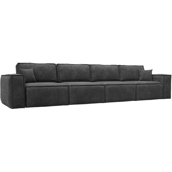 

Диван прямой Лига-081 НПБ МегаЛонг (ДСП/Пластик/Велюр/Темно-серый) Лига Диванов 130295, Лига-081 130295