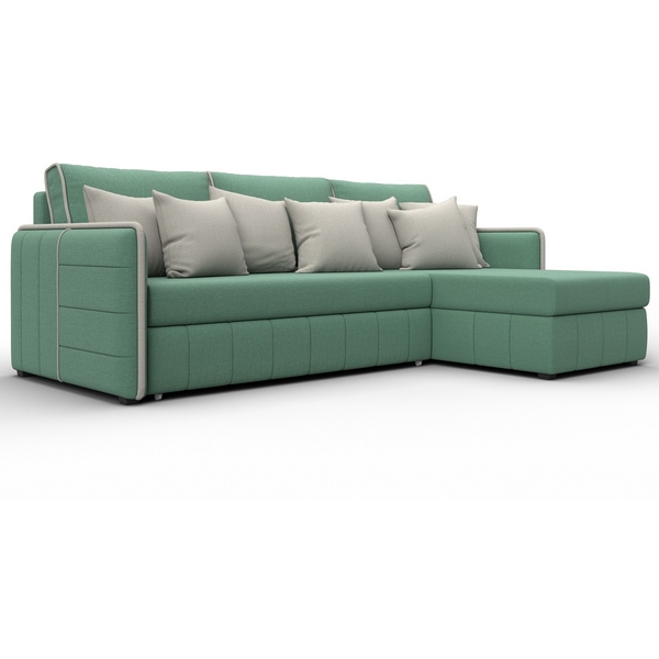 

Диван угловой Лига-078 угол универсальный (ДСП/Пластик/Рогожка/Зеленый,Бежевый) Лига Диванов 130979, Лига-078 130979