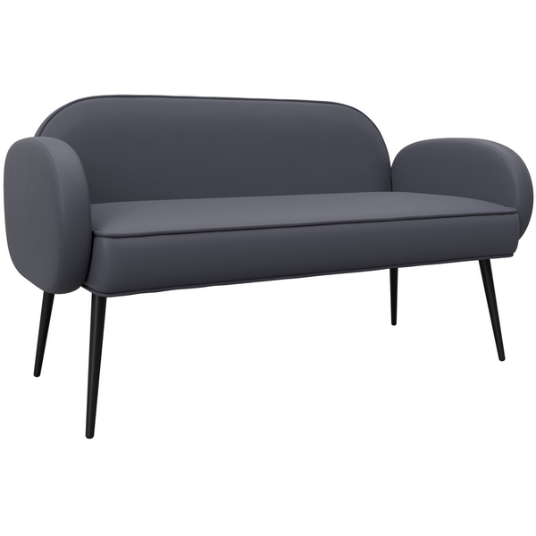 

Диван прямой Лига-086 (Фанера/Металл/Экокожа/Серый) Лига Диванов 131088, Лига-086 131088